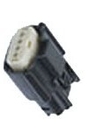 Male Molex Wire Connectors Bulkhead Twist-Lock Dual Row 348406010 Black