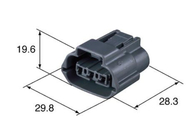 Natural Insulation Auto Electrical Connectors , 6098-7358 Wire Harness Connectors