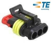 TE Connectivity AMP Connector Wire to Wire Superseal 1.5mm Series Plug 282079-2,282087-1,282088-1,282089-1,282090-1