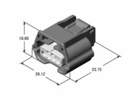 Yazaki Automotive Wire Connectors 7283-8853-30 Temperature Resistance