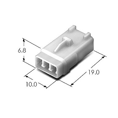 KET Korea Electric Terminal Connectors MG610088 Automotive Housing Wire to Wire Connector