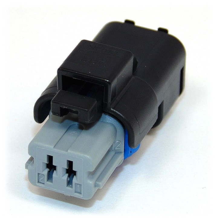 Black FCI Automotive Connectors 2 Pin Housing 211PC022S8149 Temperature Resistance